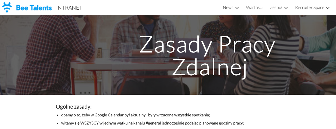 Zasady pracy zdalnej